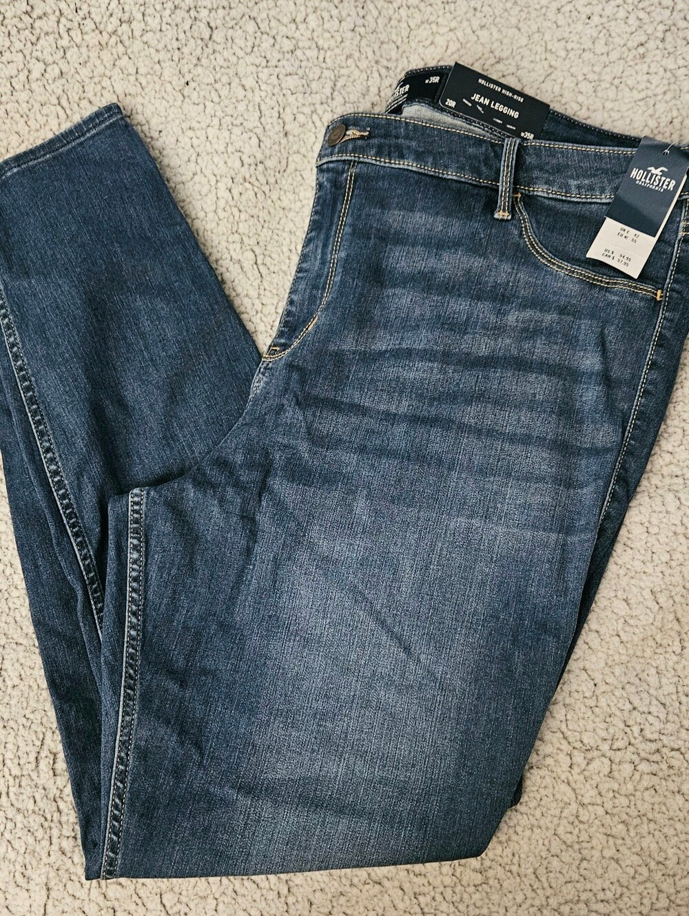 Hollister Dark Wash Skinny Jeggings